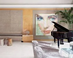 Living room wall panels